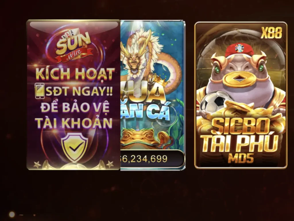 Tựa game Sicbo tài phú đầy hấp dẫn