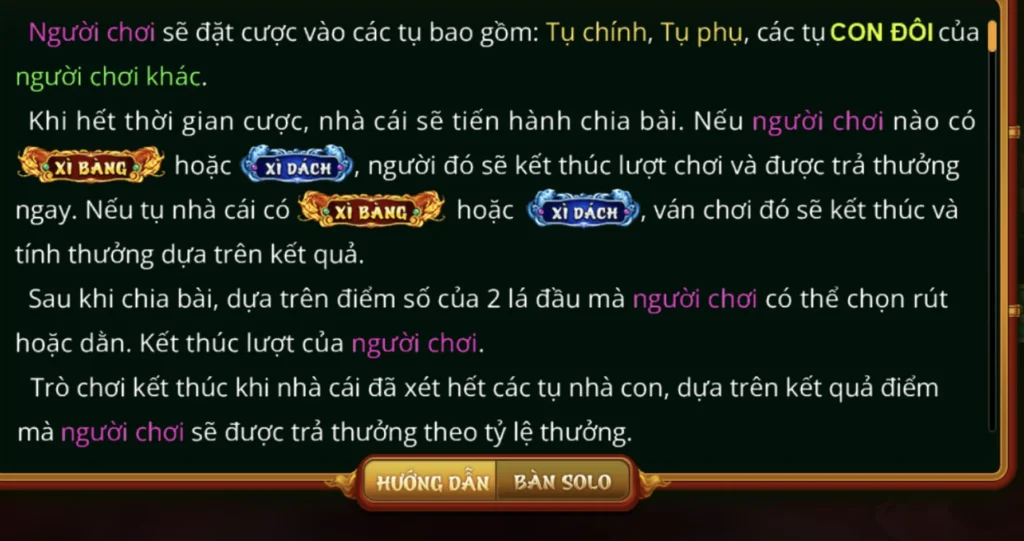 Hướng dẫn chơi Xì dách hoàng gia tường tận