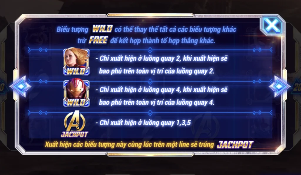 Những biểu tượng đáng chú ý tại Avengers