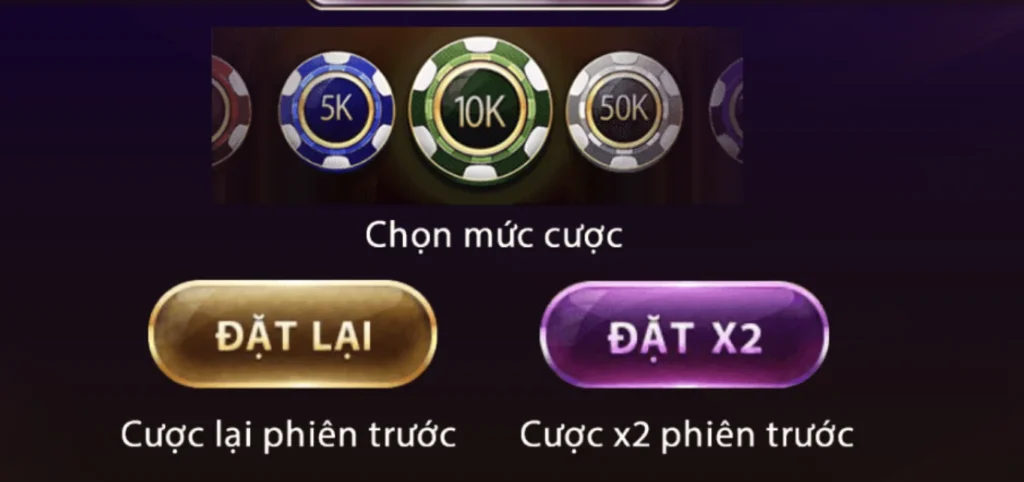 Tính năng tuỳ chỉnh cược tại Xóc đĩa livestream